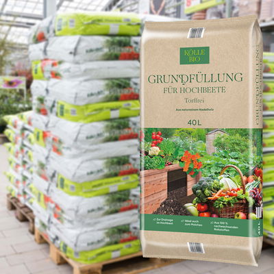 Kölle Bio Hochbeet Grundfüllung, 45 Sack à 40 l, gesamt 1800 Liter