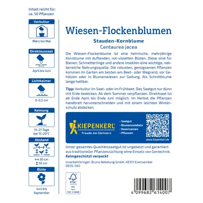 Kiepenkerl Saatgut Wiesen-Flockenblumen Kiepenkerl Saatgut Wiesen-Flockenblumen