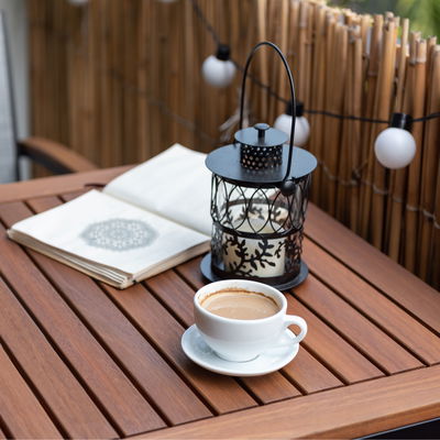 Ausziehtisch 'Kingsbury', schwarz/braun, 75/126 x 70 cm Ausziehtisch 'Kingsbury', schwarz/braun, 75/126 x 70 cm