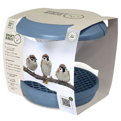 Swissinno Vogel-Futtersilo 'Davos', hellblau