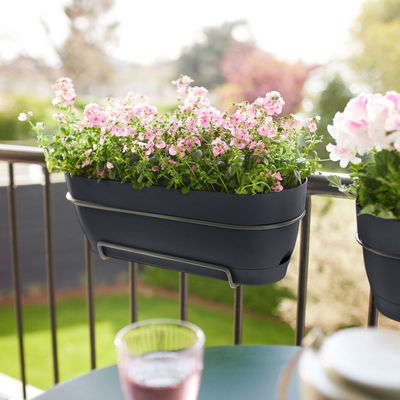 Elho Pflanzgefäß 'Vibia Campana 70 all-in-1', anthrazit Elho Pflanzgefäß 'Vibia Campana 70 all-in-1', anthrazit