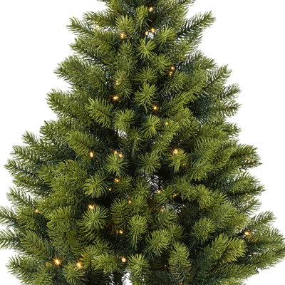 Künstlicher Weihnachtsbaum im Topf mit LED-Beleuchtung, Höhe ca. 90 cm Künstlicher Weihnachtsbaum im Topf mit LED-Beleuchtung, Höhe ca. 90 cm