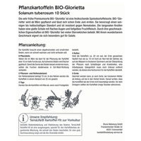 Pflanzkartoffel, Solanum tuberosum 'BIO Glorietta'®, 10 Kartoffeln