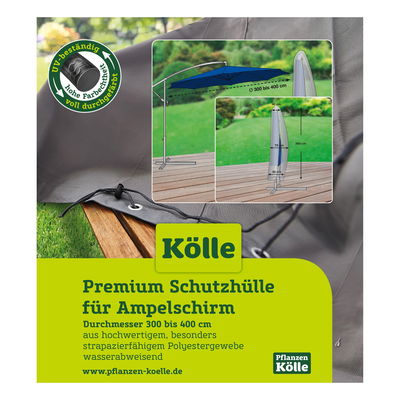 Kölle Premium Schutzhülle für Ampelschirm Ø 300 bis 400 cm Kölle Premium Schutzhülle für Ampelschirm Ø 300 bis 400 cm
