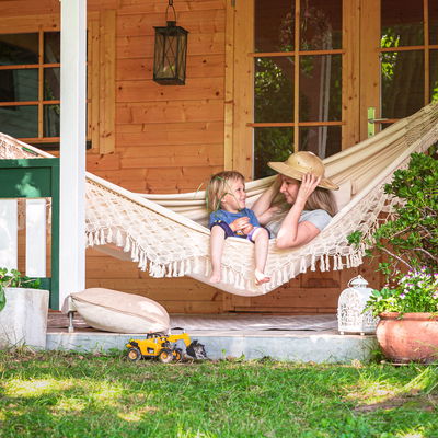 Kingsize Hängematte 'Bossanova', Latte