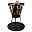 Bodenplatte für Feuerkorb, schwarz, Weichstahl, ca. 50,3 x 50,3 x 3 cm, 1,47 kg