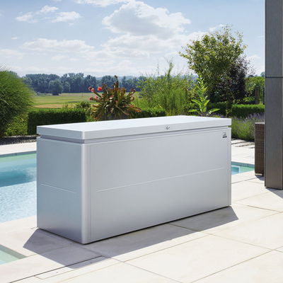 Biohort LoungeBox silber-metallic, ca. 160x70x83,5 cm Biohort LoungeBox silber-metallic, ca. 160x70x83,5 cm