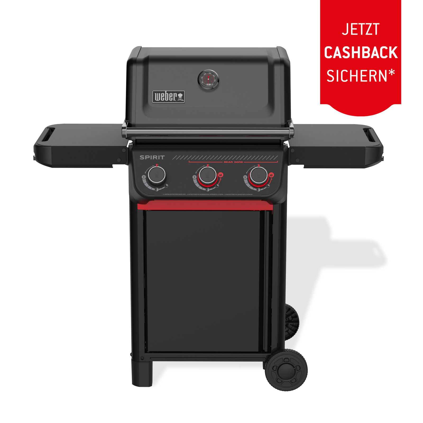 Weber Gasgrill 'Spirit E-325 Stealth', schwarz/silber Weber Gasgrill 'Spirit E-325 Stealth', schwarz/silber