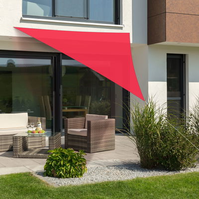 Sonnensegel 'Lanzarote', rot, ca. 360 x 360 x 360 cm Sonnensegel 'Lanzarote', rot, ca. 360 x 360 x 360 cm