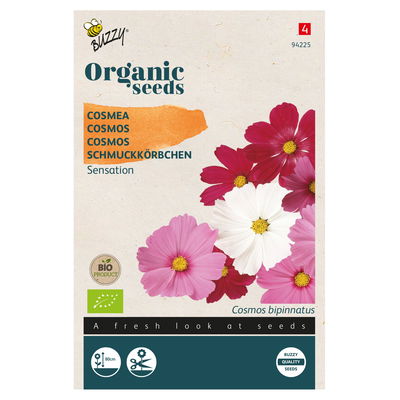 Bio Blumensamen, Bio-Schmuckkörbchen, rot, weiß, 1 g Bio Blumensamen, Bio-Schmuckkörbchen, rot, weiß, 1 g
