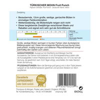 Thompson & Morgan Blumensamen Mohn Fruit Punch