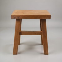Wurzelholz-Hocker eckig aus recyceltem Teakholz, ca. 40x25 cm Wurzelholz-Hocker eckig aus recyceltem Teakholz, ca. 40x25 cm