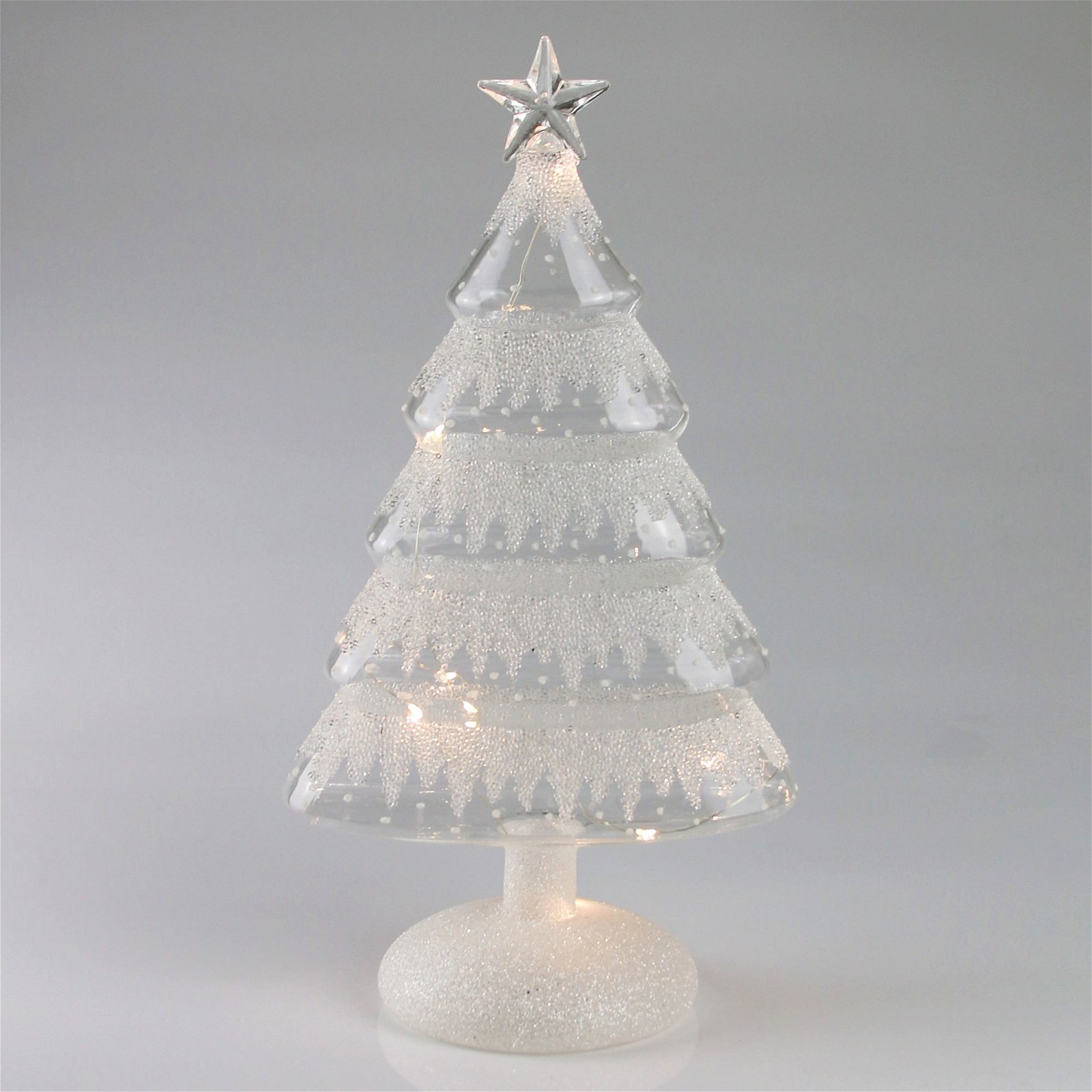 LED-Baum mit Stern, weiß