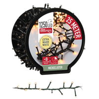 LED Lichterkette Compact, klassisch warm, Länge ca. 25 Meter