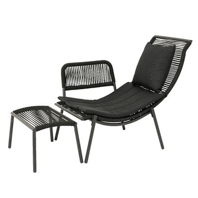 Liegeset 'Kauai', 2tlg., schwarz Liegeset 'Kauai', 2tlg., schwarz