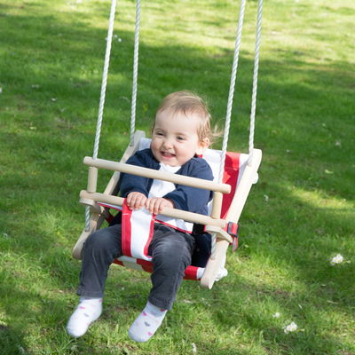 Conacord Schaukelsitz 'Bambini' für Kinder, rot gestreift