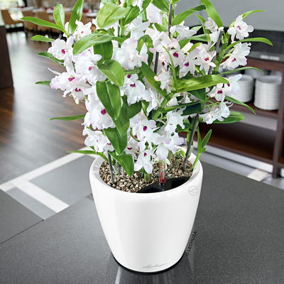 Lechuza 'Classico Premium LS 50', weiß, ca. Ø 50 x H 47 cm