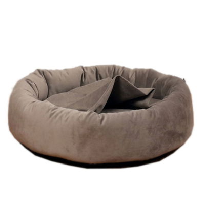 Kuschelinsel 'Lajos L', taupe, Ø 90 cm Kuschelinsel 'Lajos L', taupe, Ø 90 cm