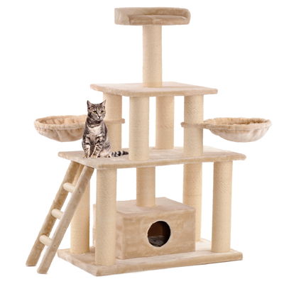 Silvio Design XXL Katzenbaum 'Ginni', beige Silvio Design XXL Katzenbaum 'Ginni', beige