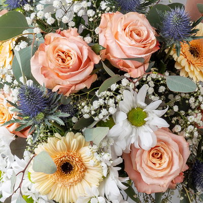 Blumenstrauß 'Los Angeles', handgebunden