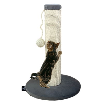 Kratzstamm 'Samt', grau, 45 x 30 x 30 cm Kratzstamm 'Samt', grau, 45 x 30 x 30 cm